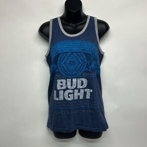 Bud Light Blue size small vintage tank top